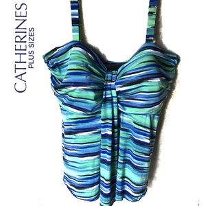 catherines swim tops